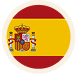 Spanish flag to represent Spanish language
