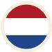 Dutch flag to represent Dutch language
