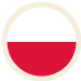 Polish flag to represent Polish language