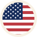 United States flag to represent English language